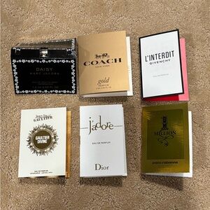 6 Eau De Toilette scents